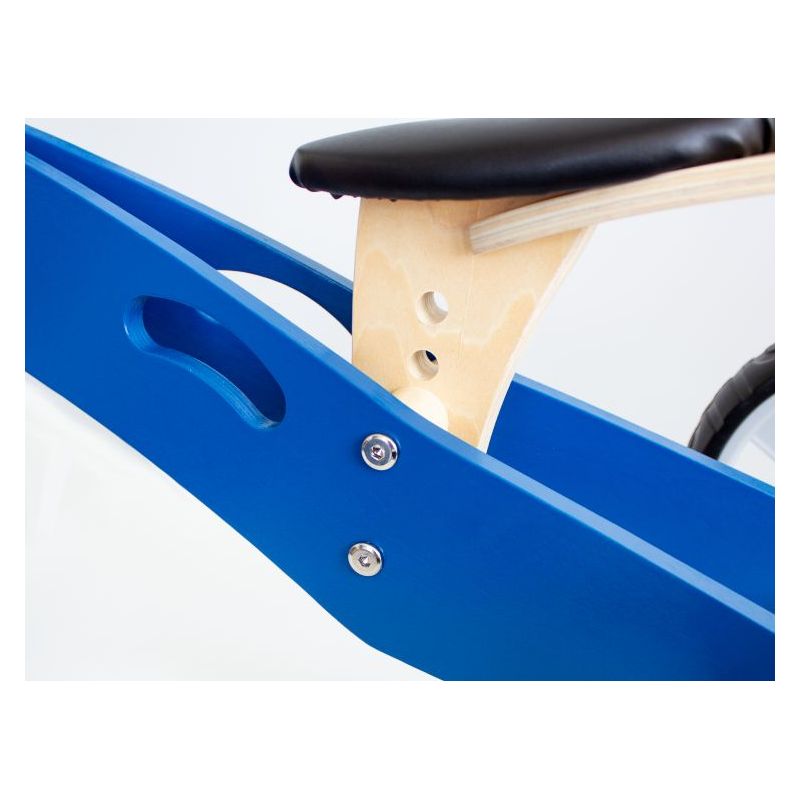 Drveni balans bicikl 2u1 plavi Cijena Akcija
